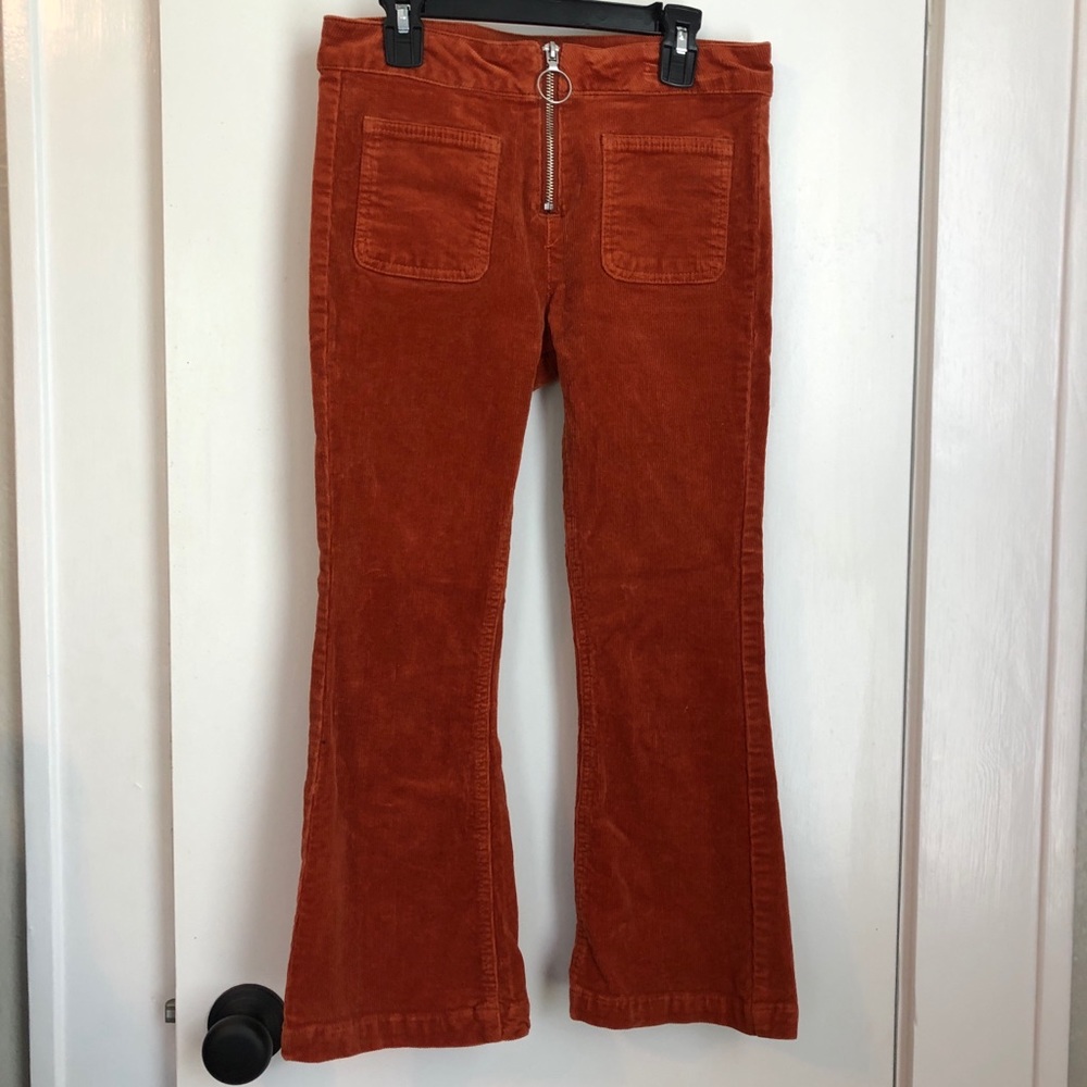 Corduroy kick flare